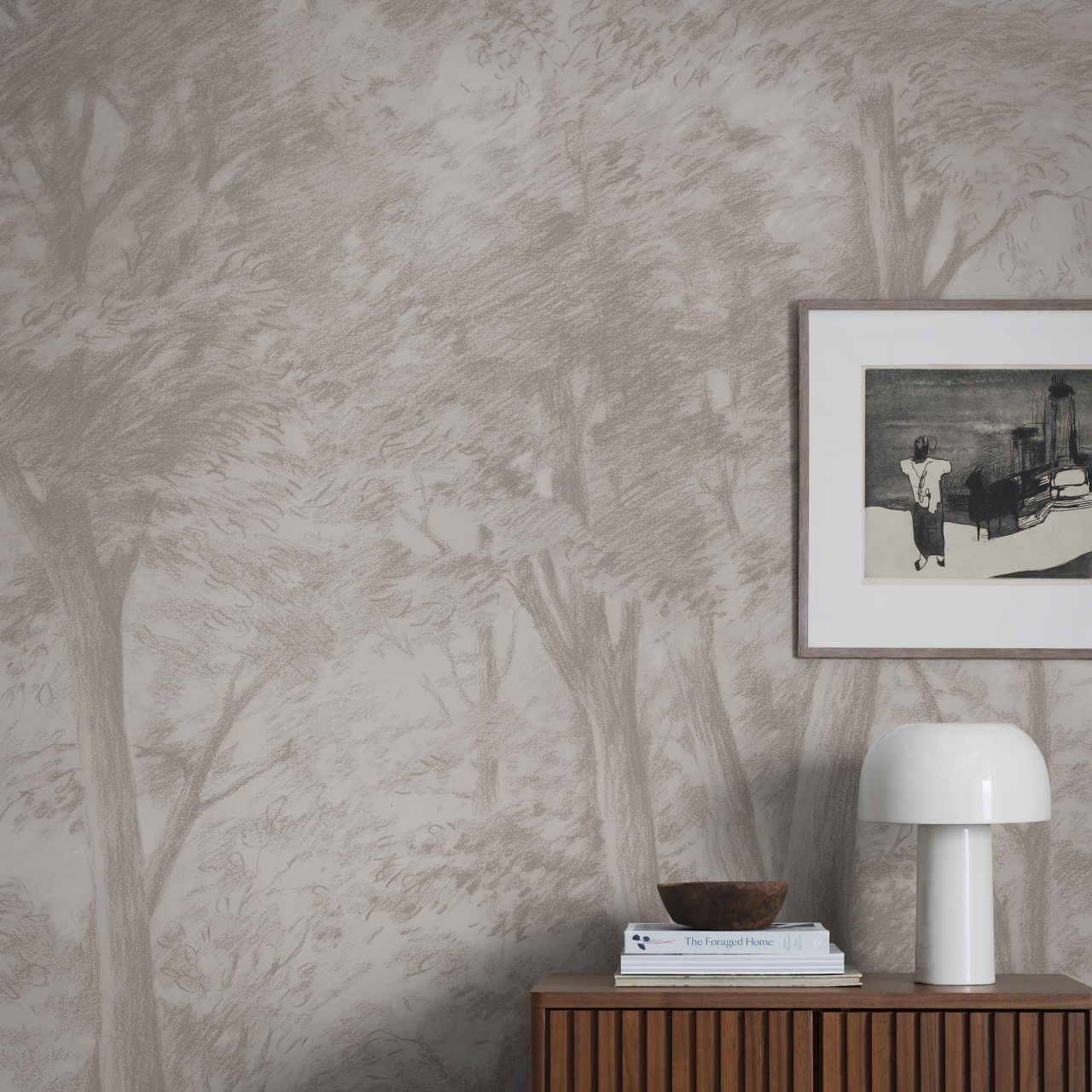 Fototapet lavabil, Sketch of Trees 9631W — imaginea 5