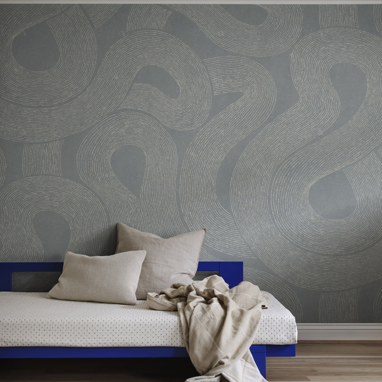 Fototapet lavabil, Zen Mural, Misty Blue, Sandberg - 3