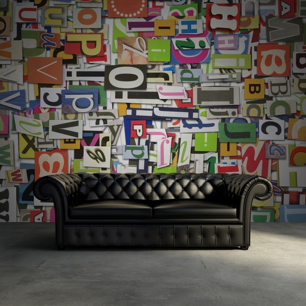 Fototapet, Magazine Letters, Rebel Walls - 3