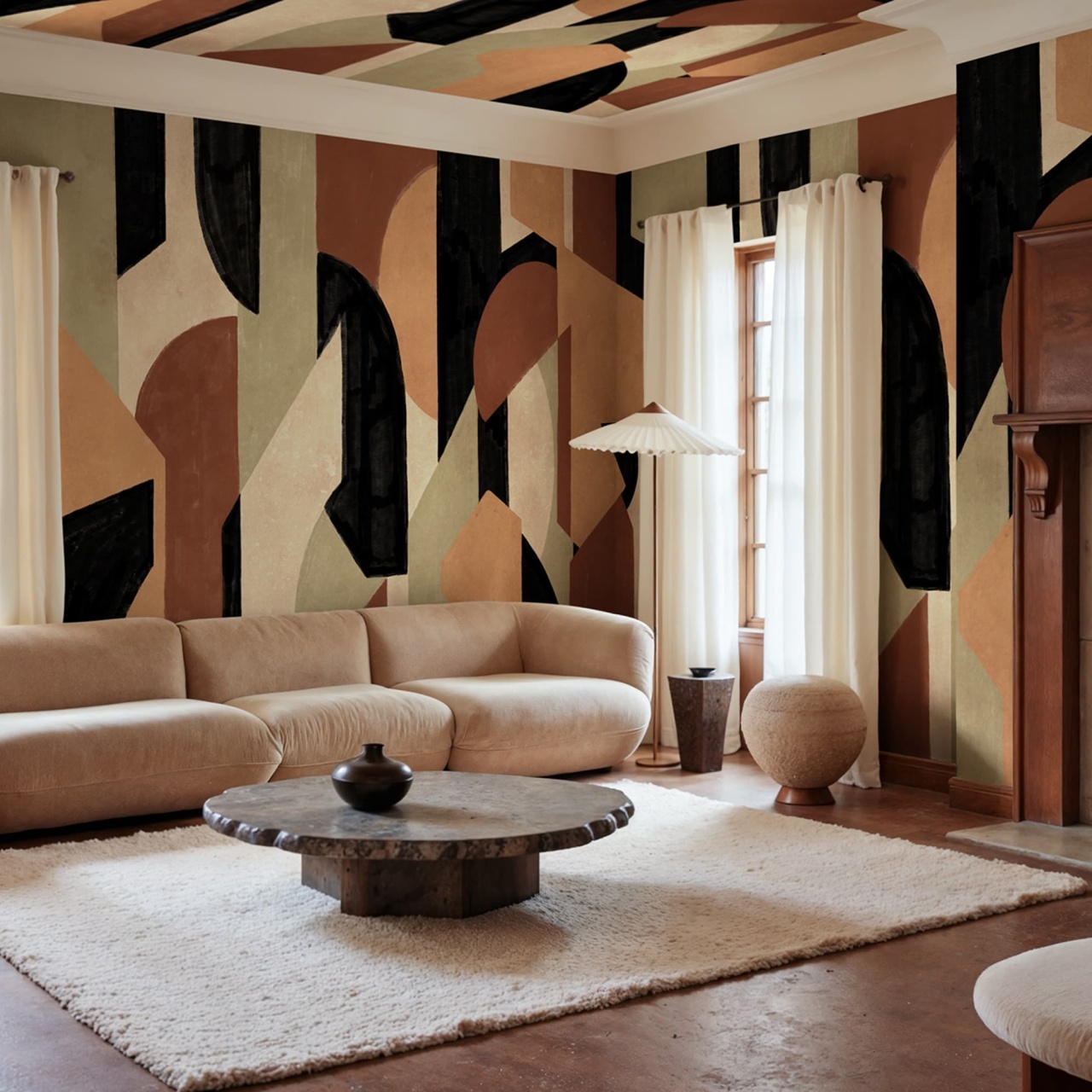 Fototapet, Modern Forms, Black, Rebel Walls