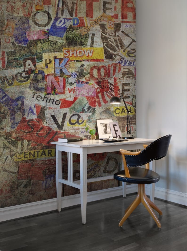 Fototapet, Newspaper Clippings, Rebel Walls
