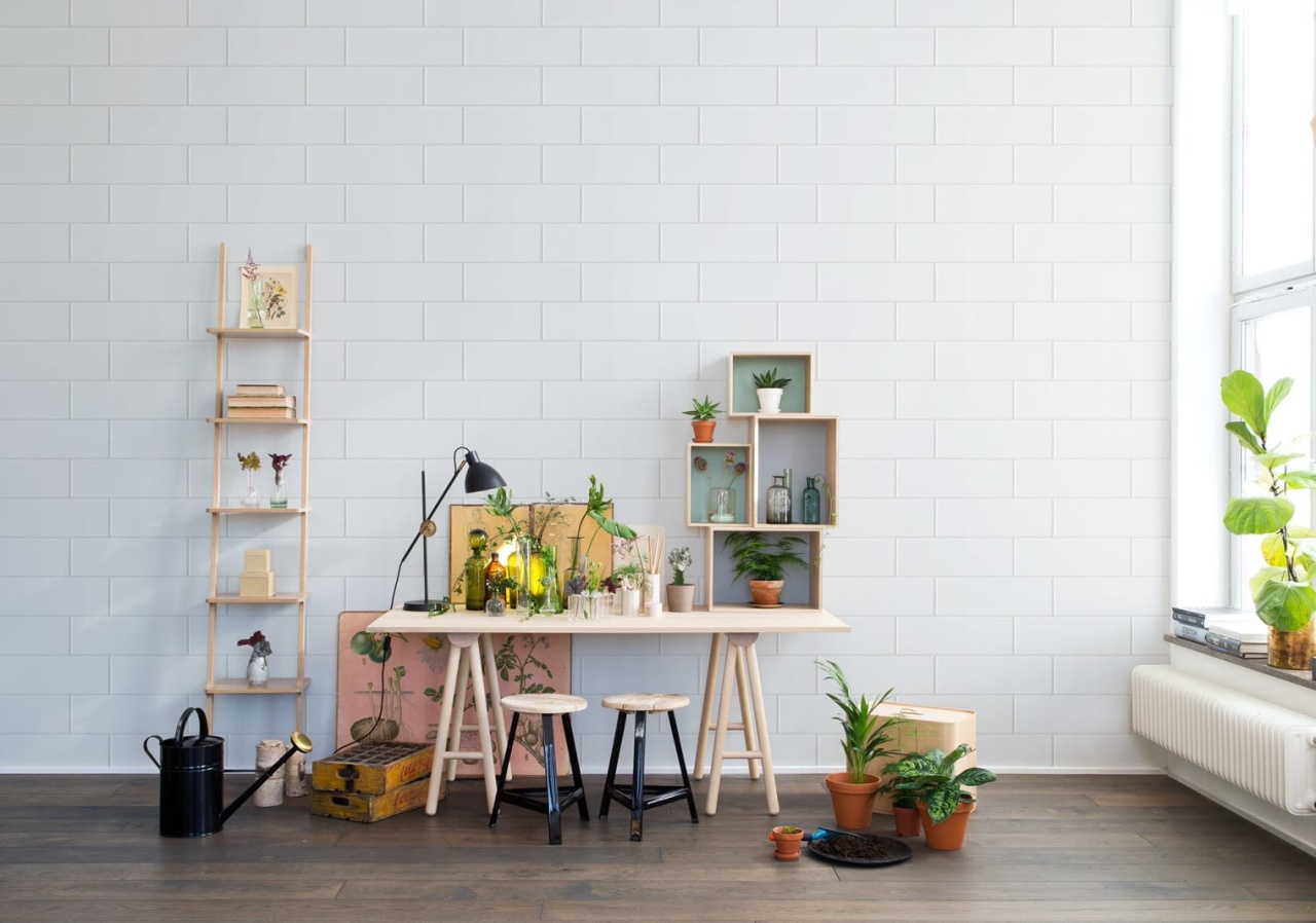 Fototapet, Oblong Tiles, White, Rebel Walls — imaginea 3