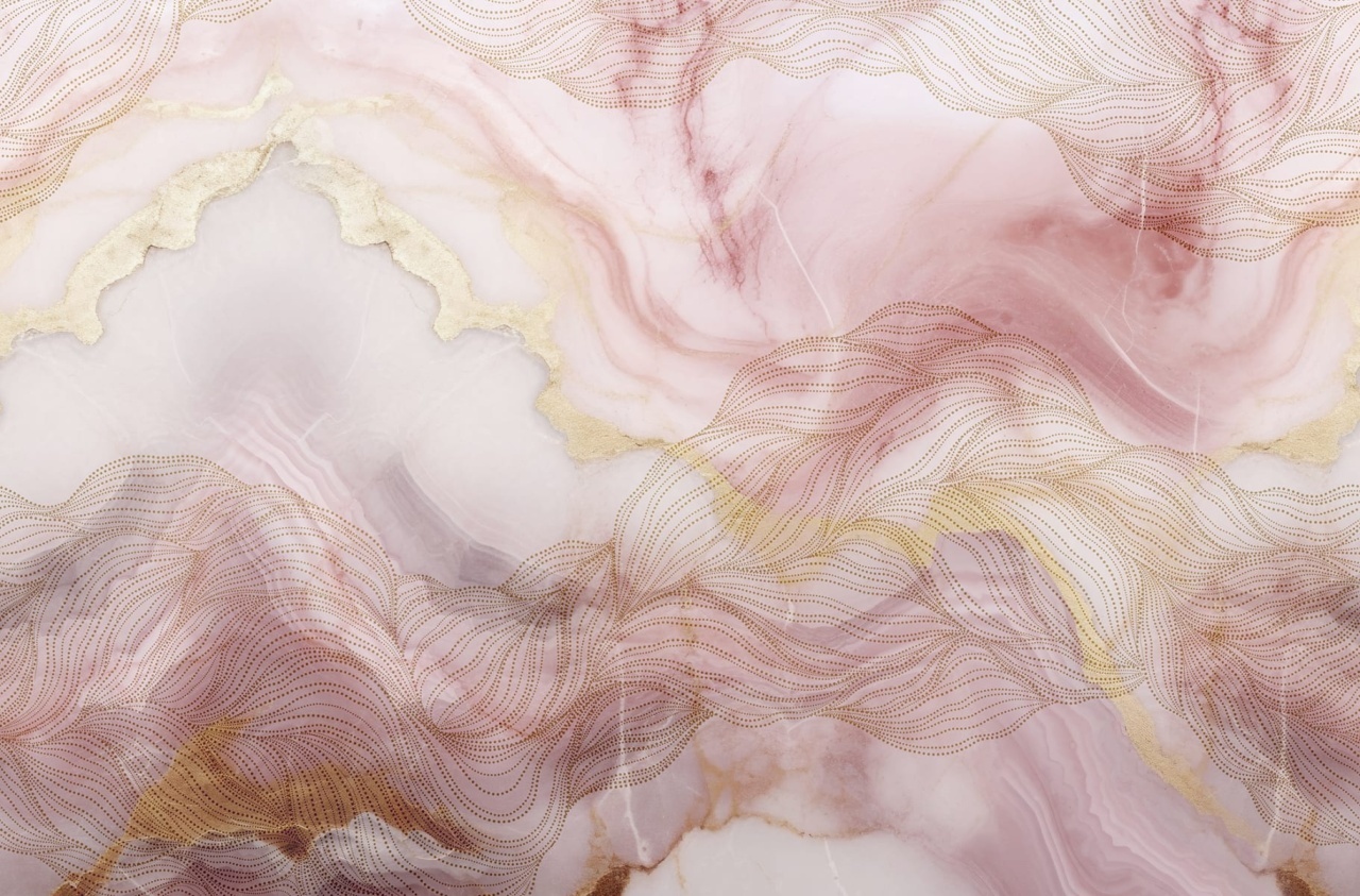 Fototapet, Opulence Dots, Pink Marble, Rebel Walls - 2