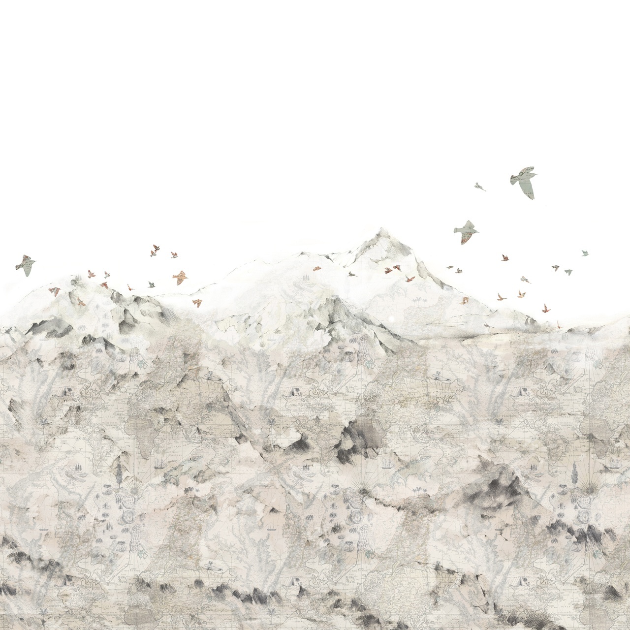 Fototapet, Paper Mountains, Rebel Walls - 2