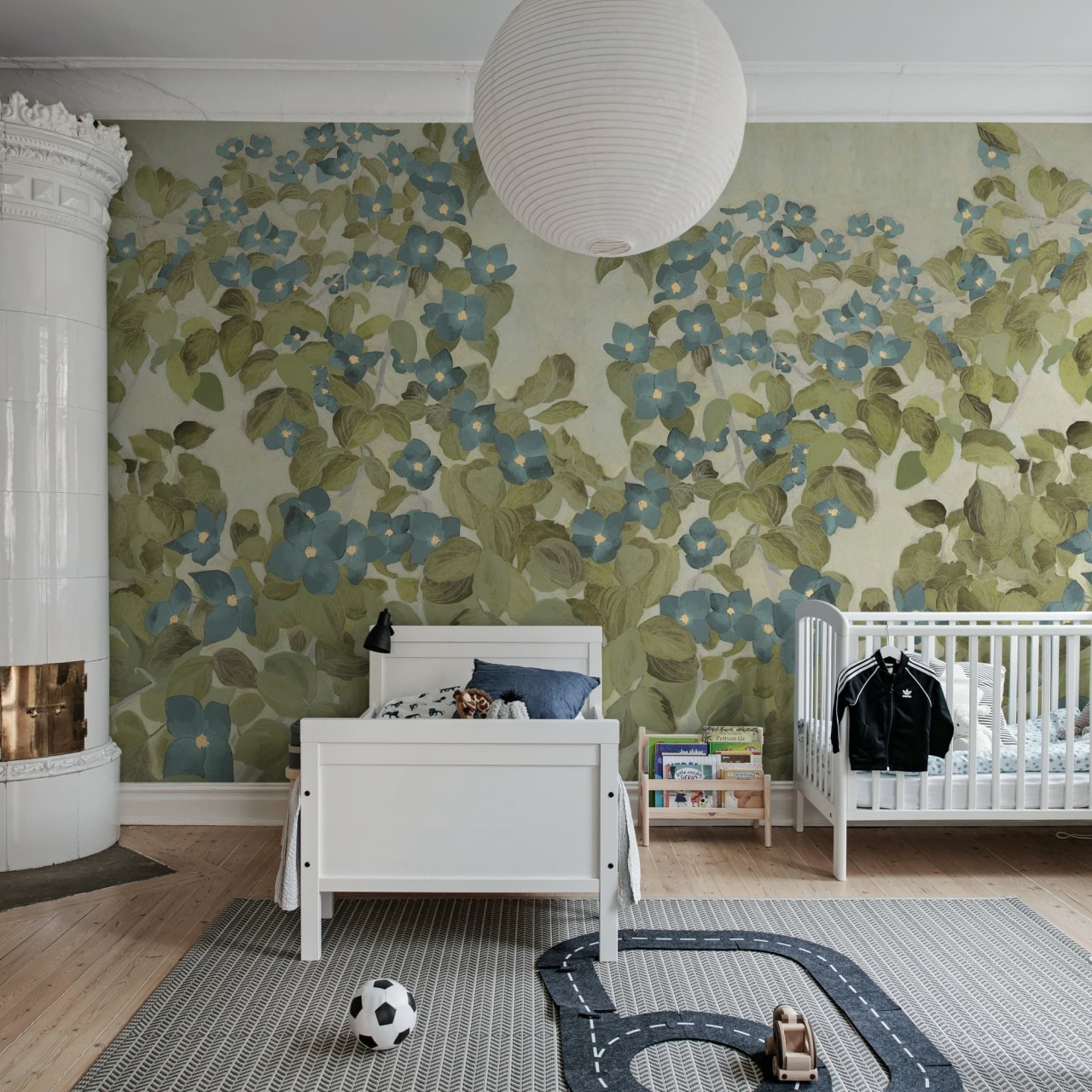 Fototapet, Parkflowers, Blue, Rebel Walls - 3