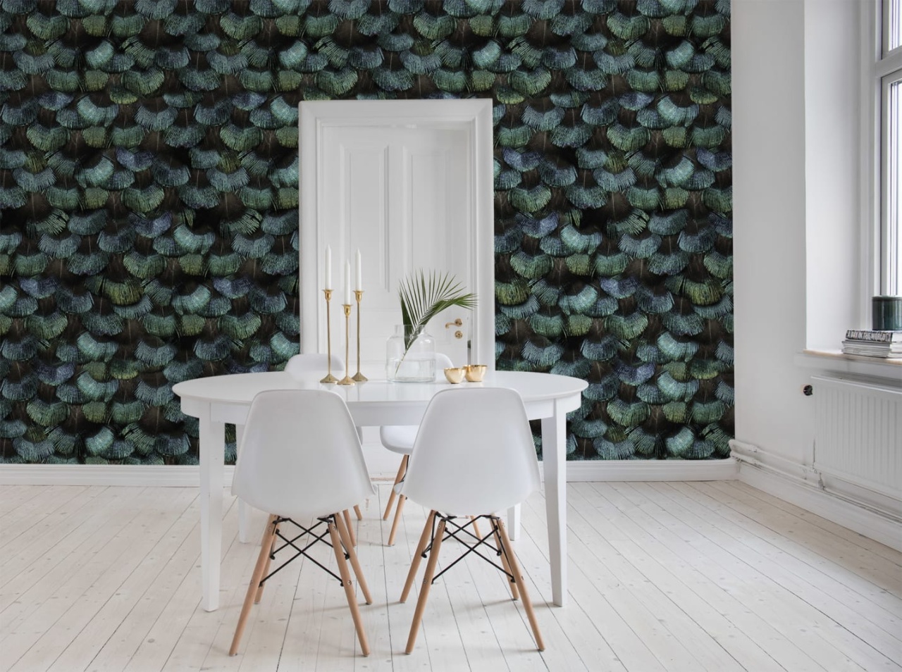 Fototapet, Peacock Plumage, Rebel Walls