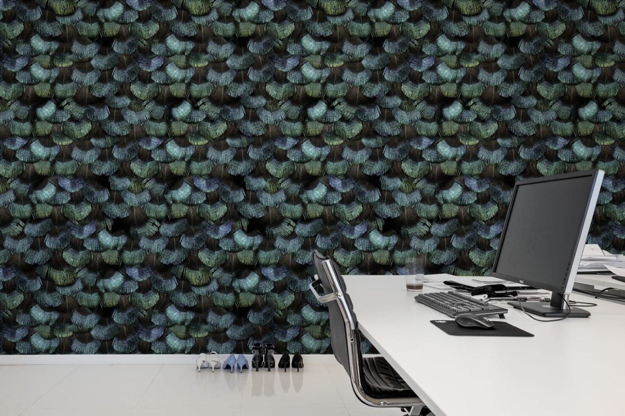 Fototapet, Peacock Plumage, Rebel Walls — imaginea 6