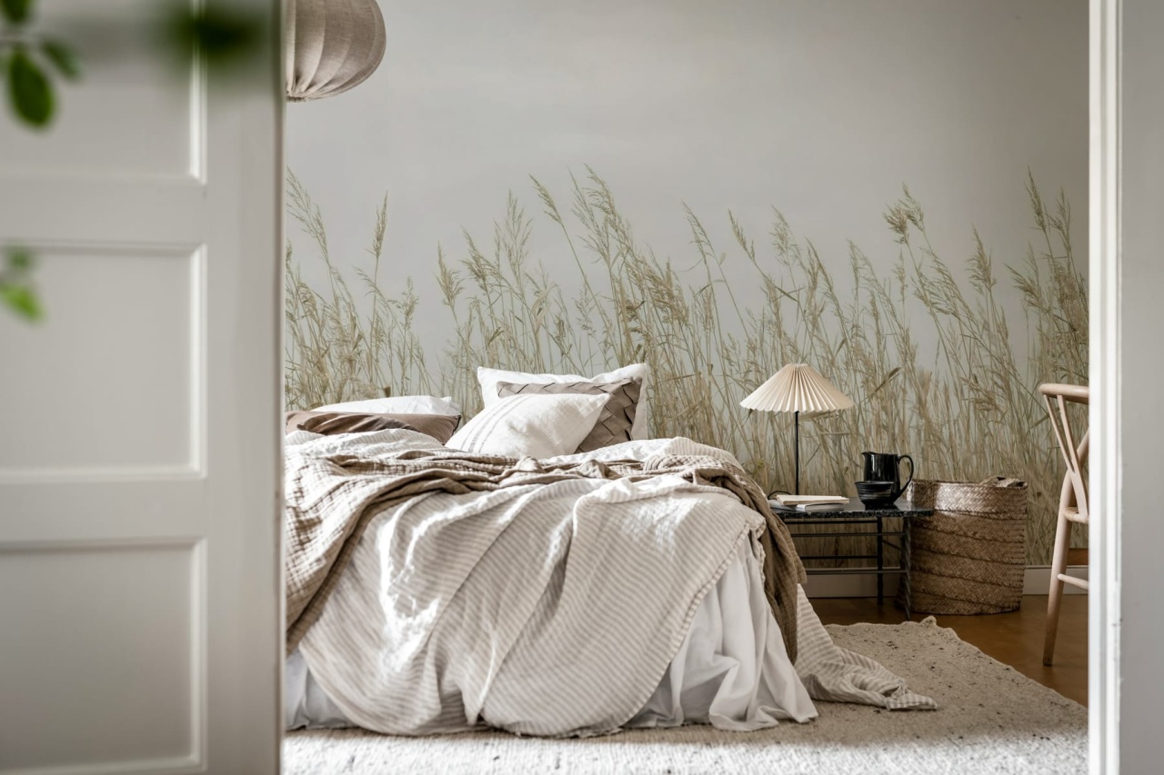 Fototapet, Reed Meadow, Beige, Rebel Walls