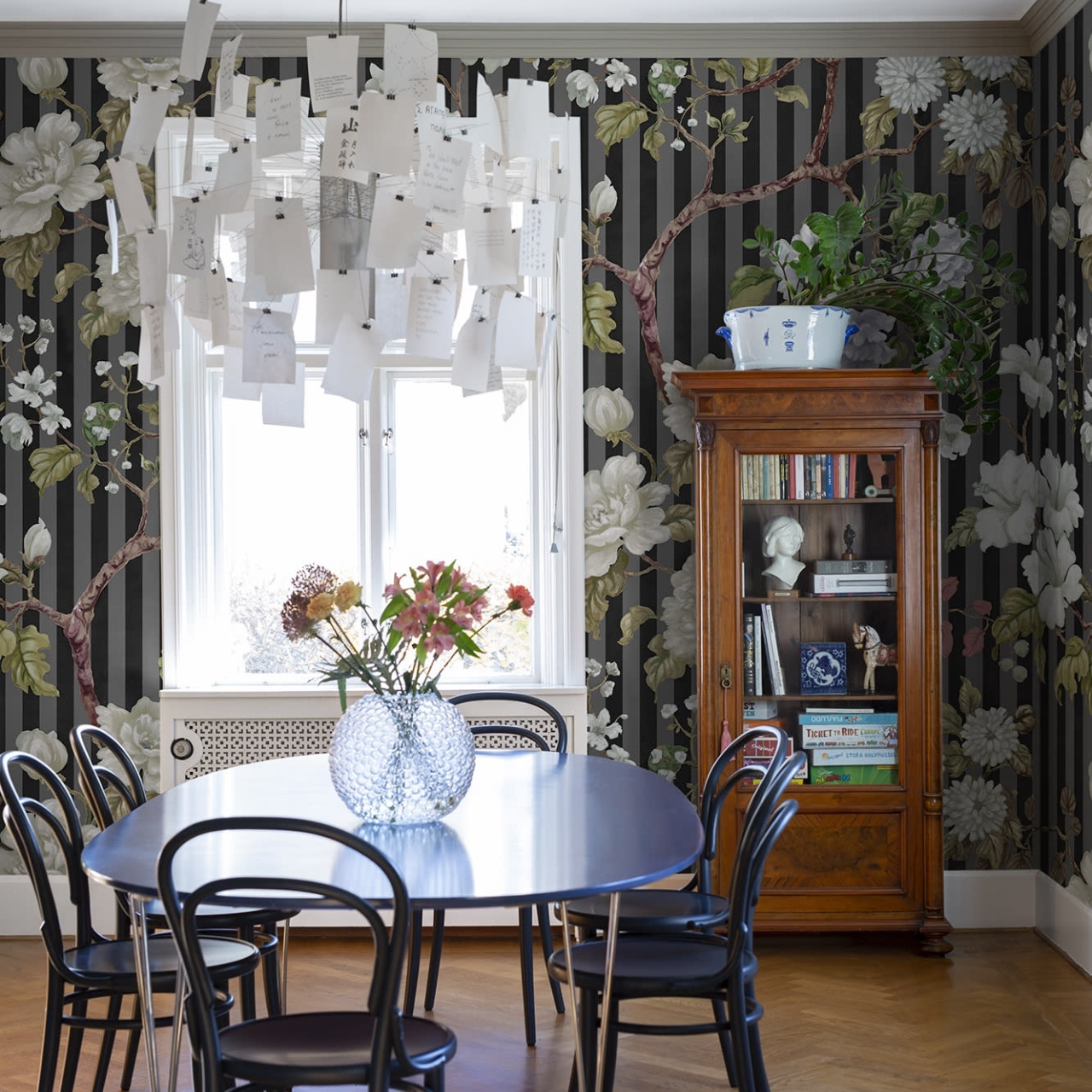 Fototapet, Rose Stripe, Midnight, Rebel Walls - 3