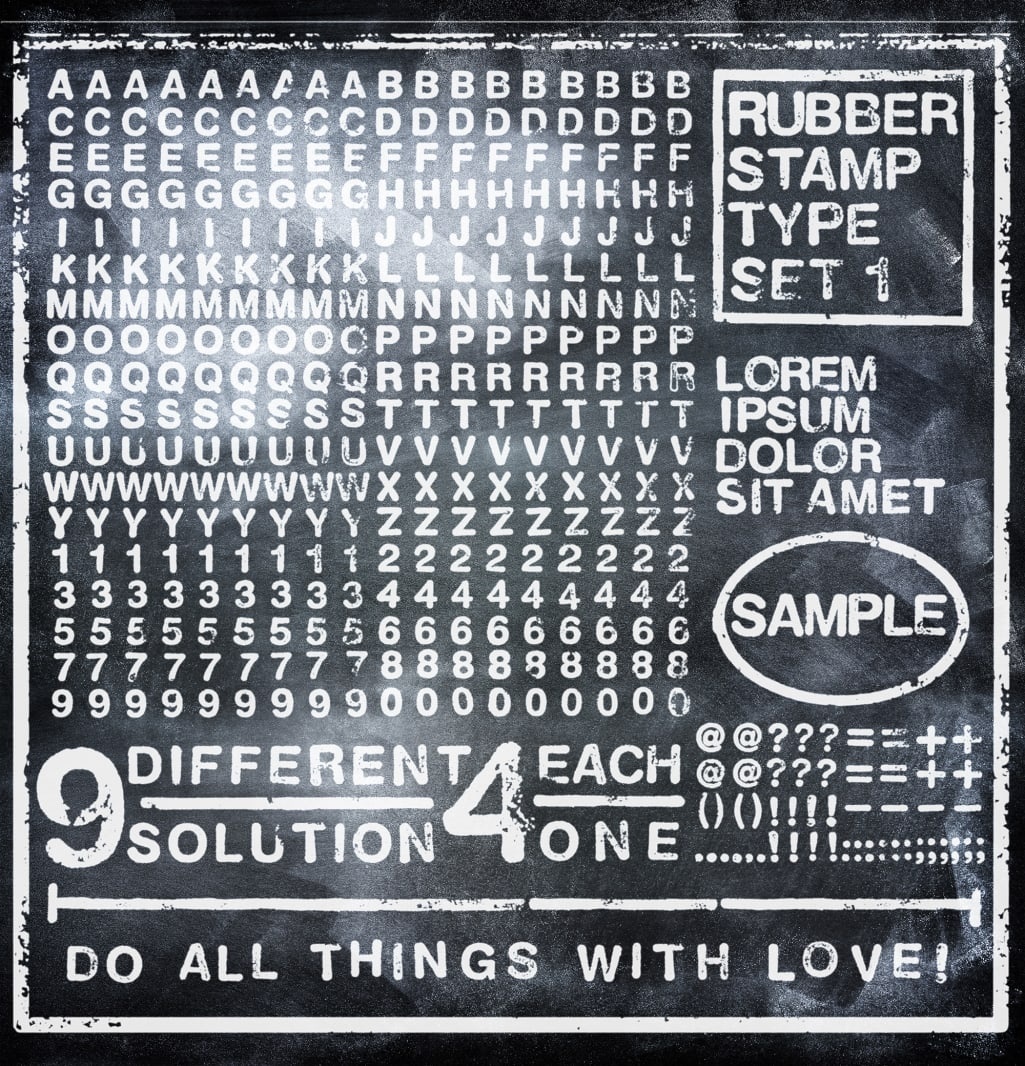 Fototapet, Rubber Stamp, black, Rebel Walls - 2