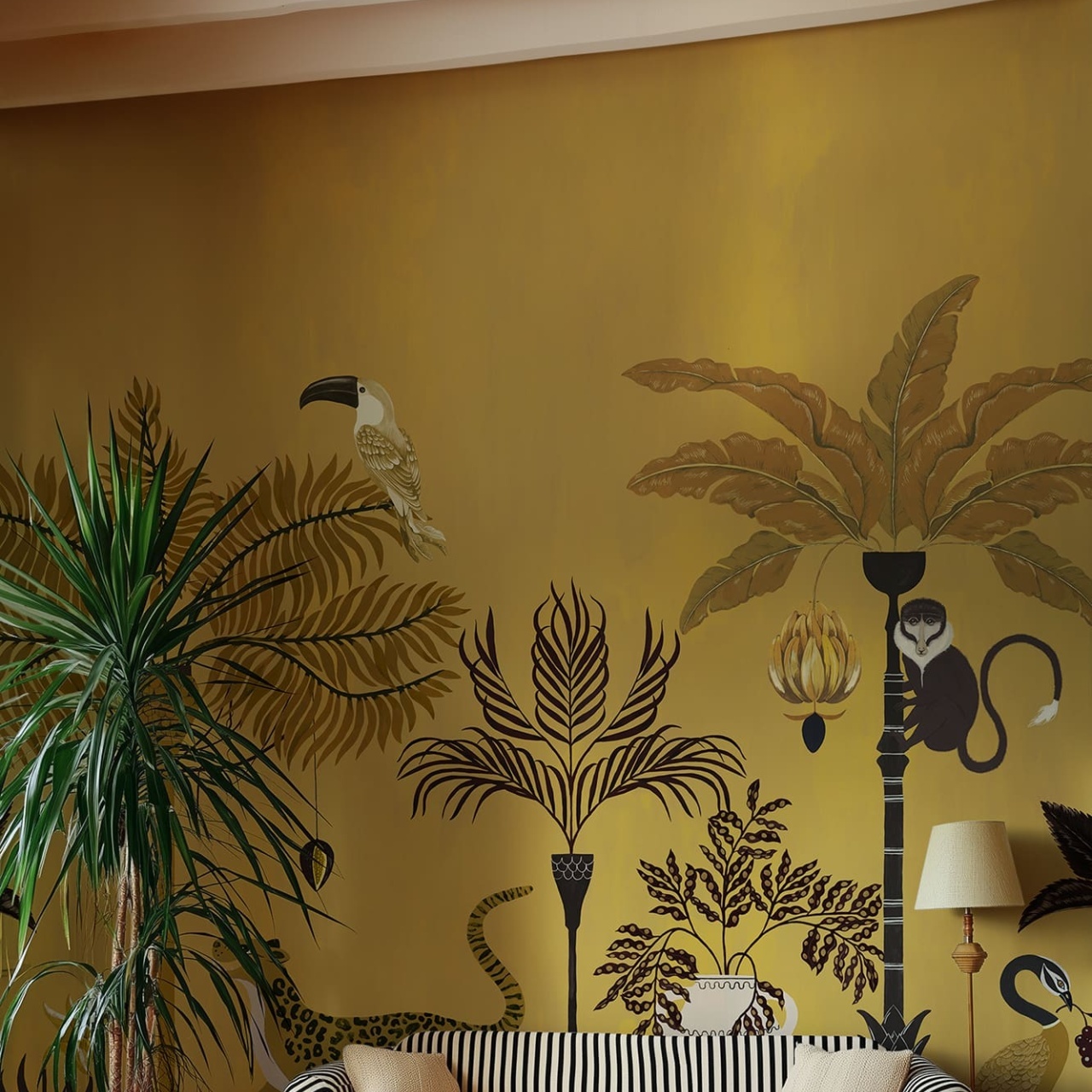 Fototapet, Savanna Chic, Yellow, Rebel Walls - 3