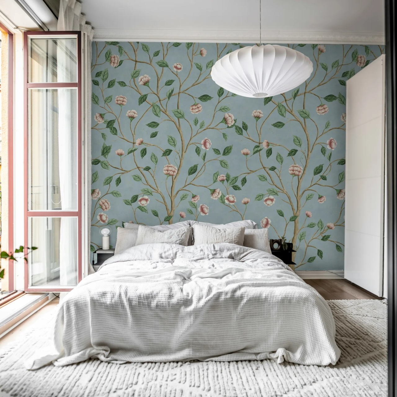 Fototapet, Silent Bloom, Blue, Rebel Walls - 3