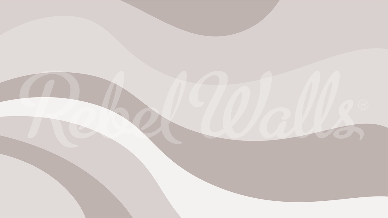 Fototapet, Smooth Waves, Gray, Rebel Walls - 2