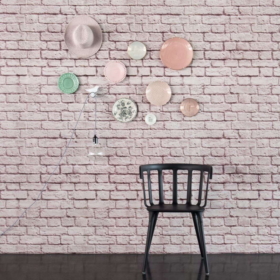 Fototapet, Soft Bricks, Pink, Rebel Walls - 4