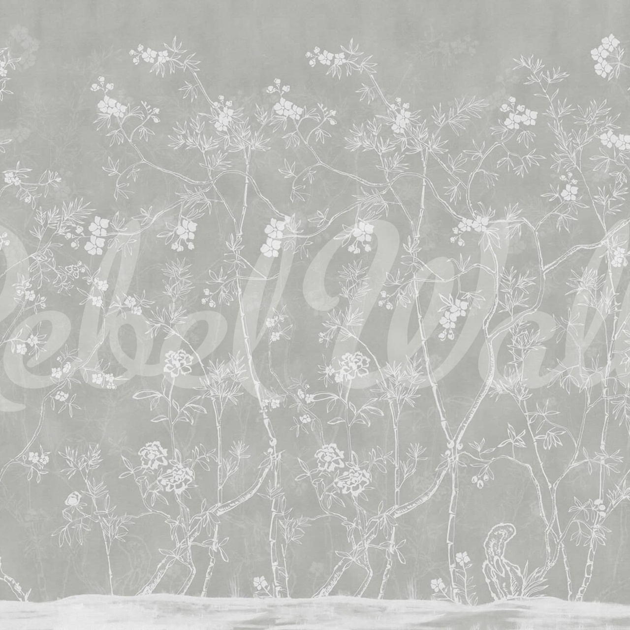 Fototapet, Soft Chinoiserie, Gray, Rebel Walls - 2