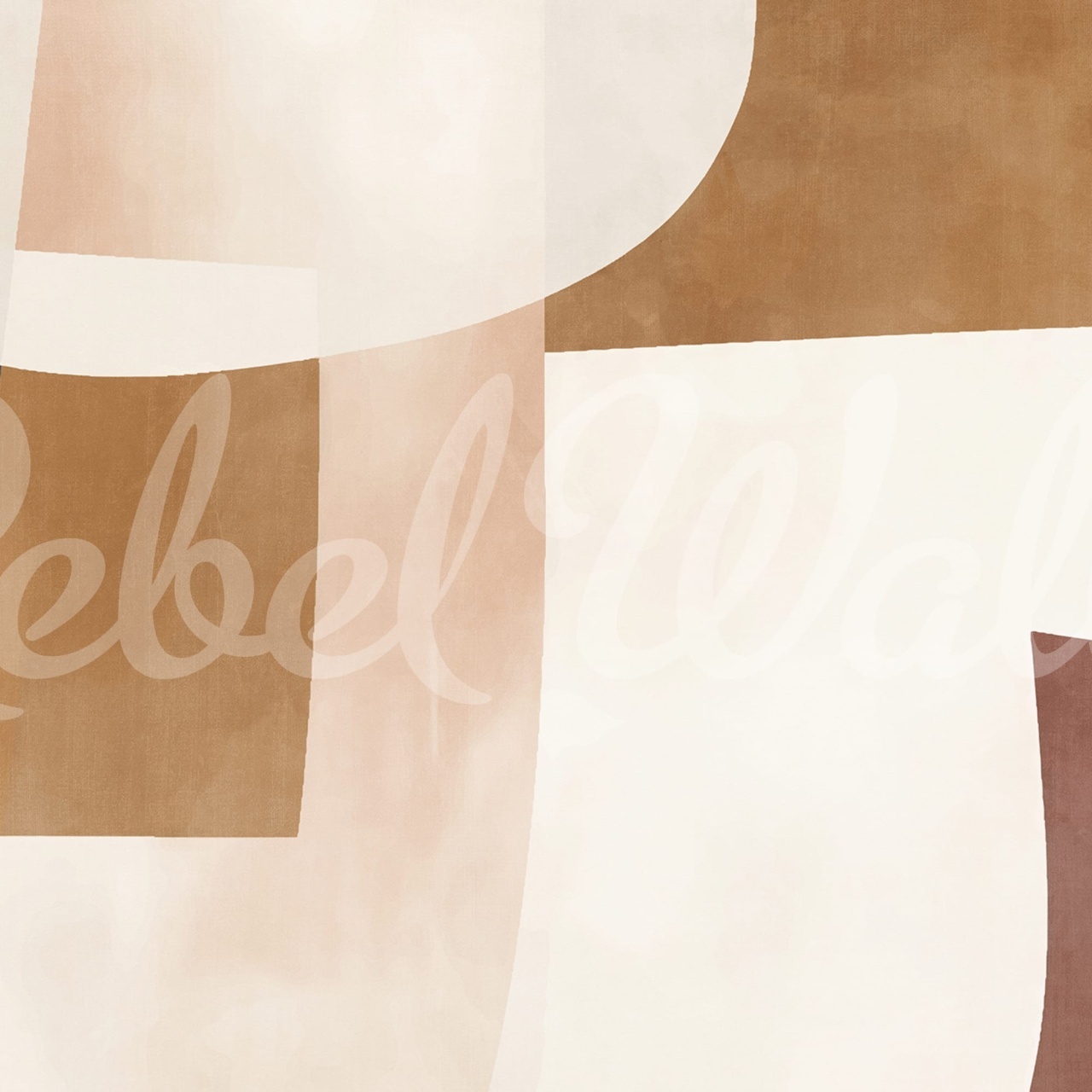 Fototapet, Soft Contours, Brown, Rebel Walls - 2
