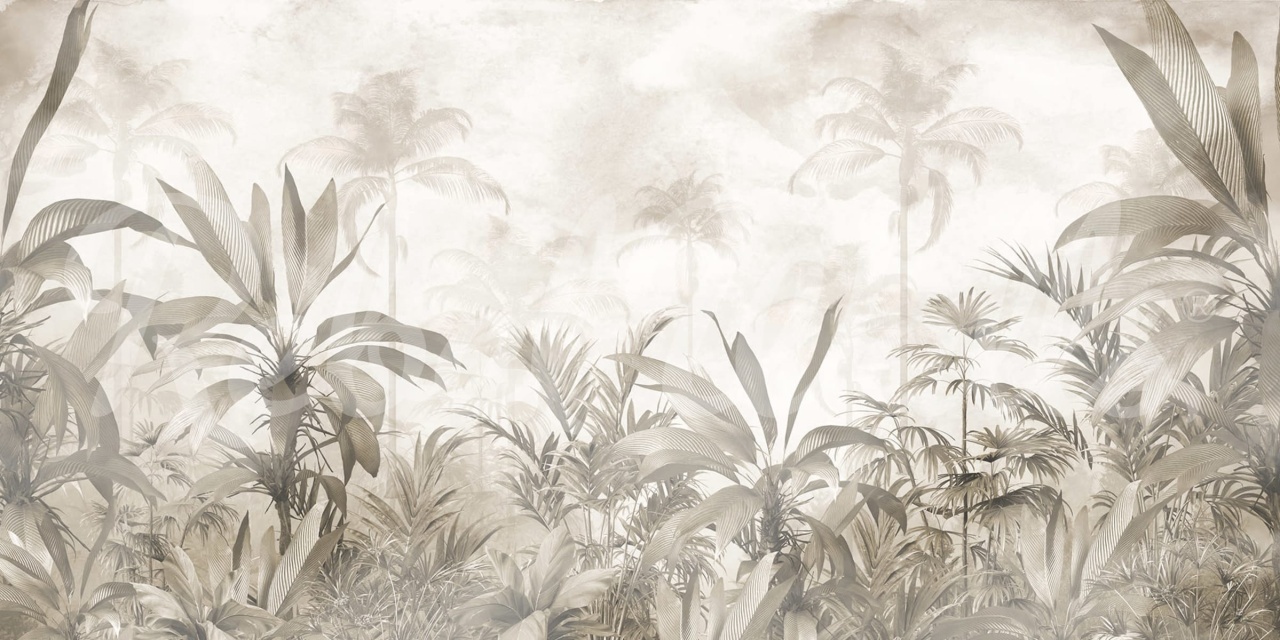 Fototapet, Soft Jungle, Beige, Rebel Walls - 2