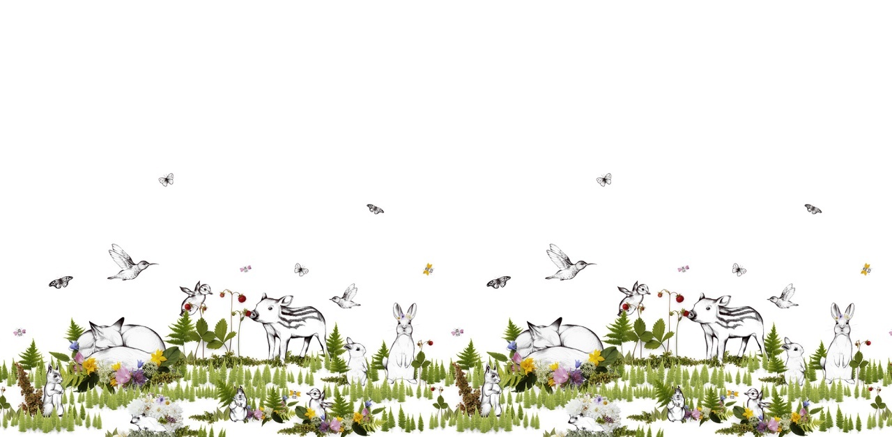 Fototapet, The Rabbit's Playground, Rebel Walls - 2