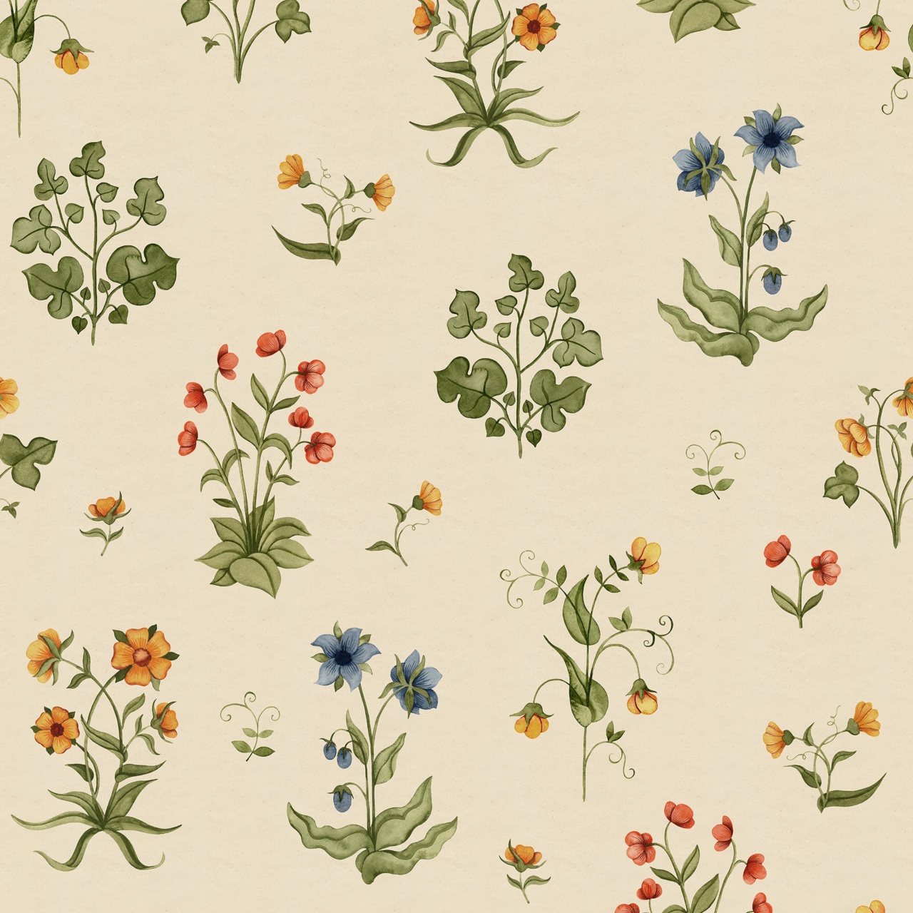 Fototapet, Timeless Flora, Beige, Rebel Walls - 2