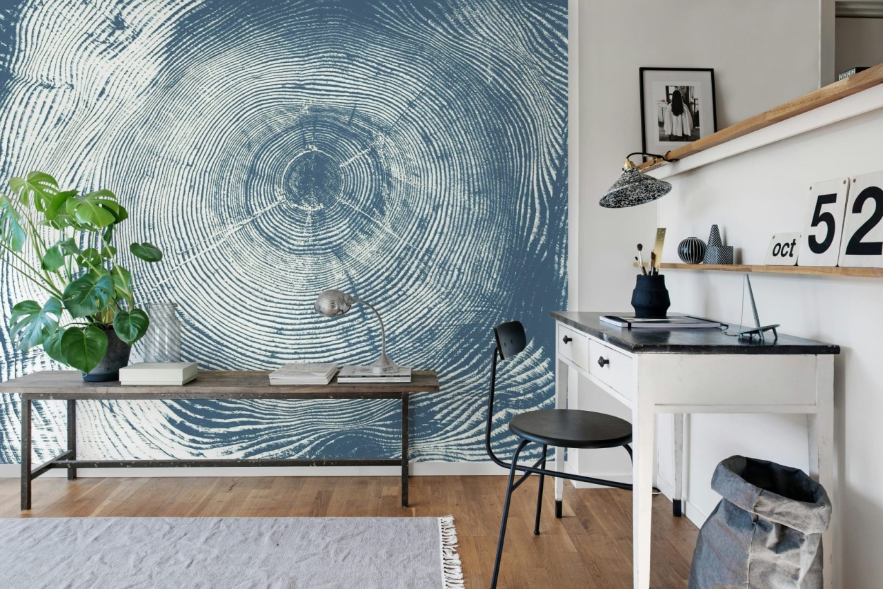 Fototapet, Tree Cut, Blue, Rebel Walls - 3