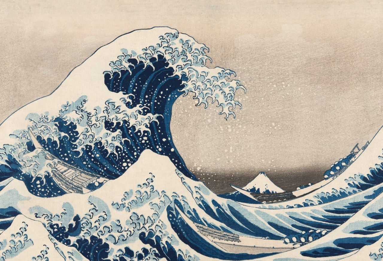 Fototapet, Under the Wave off Kanagawa Repeatable, Rebel Walls - 2