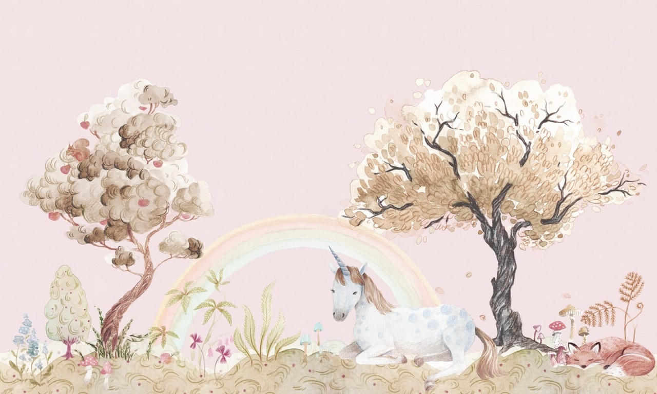 Fototapet, Unicorn Dream, Bubblegum, Rebel Walls - 2