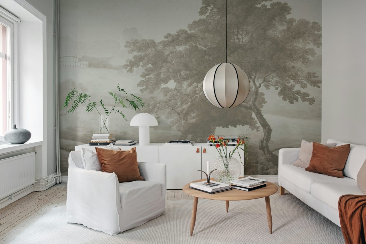 Fototapet, Vintage Tree, Beige, Rebel Walls