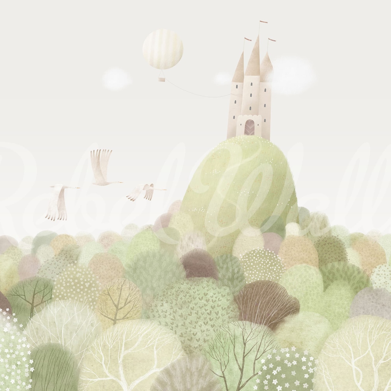 Fototapet, Whimsy Castle, Summer, Rebel Walls - 2