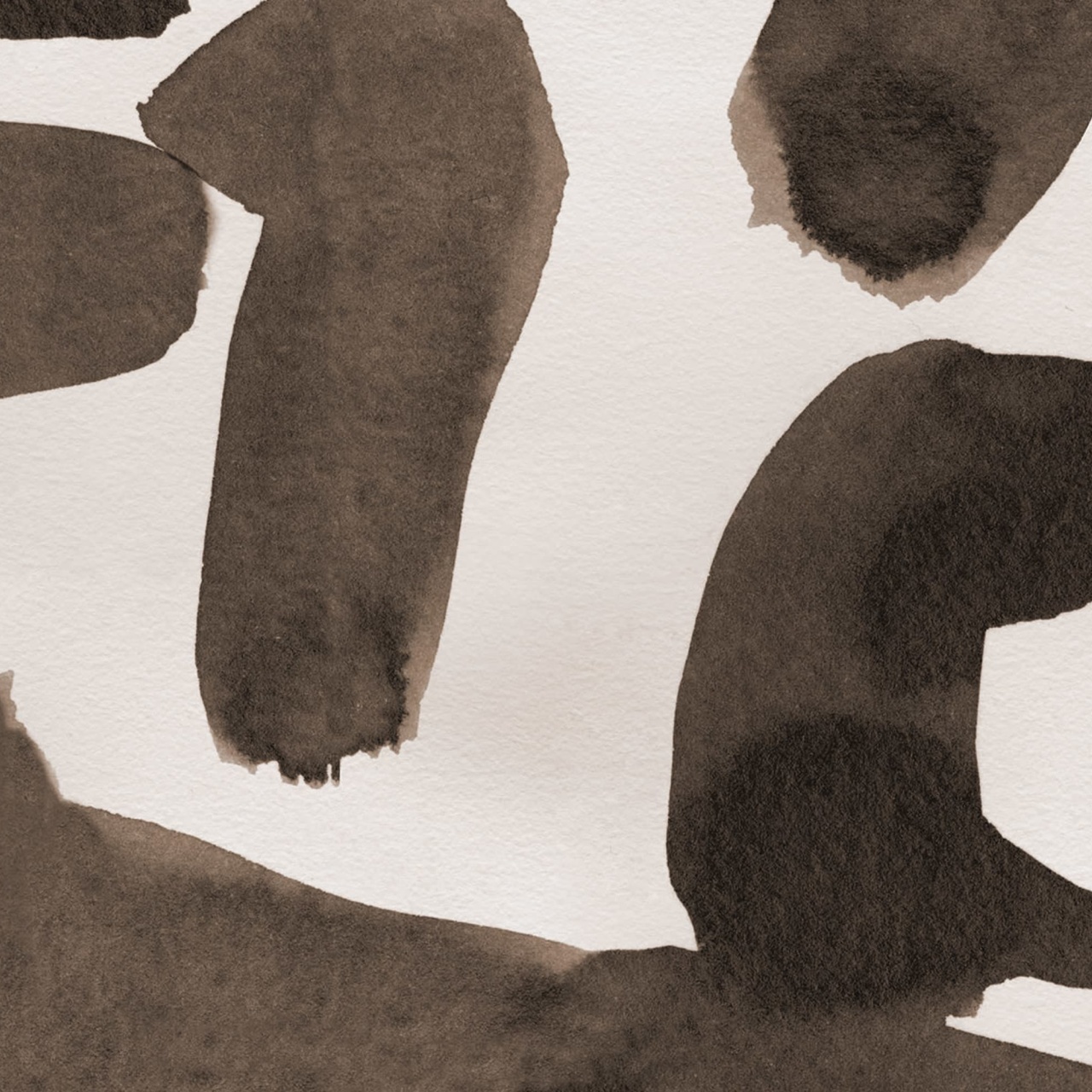 Fototapet, Wiggle Shapes, Brown, Rebel Walls - 2