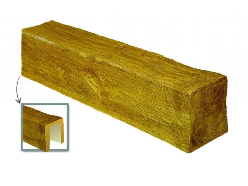 Grinda decorativa din poliuretan, maro deschis, modern, 12x12cm, ED106L - 1 | YEO
