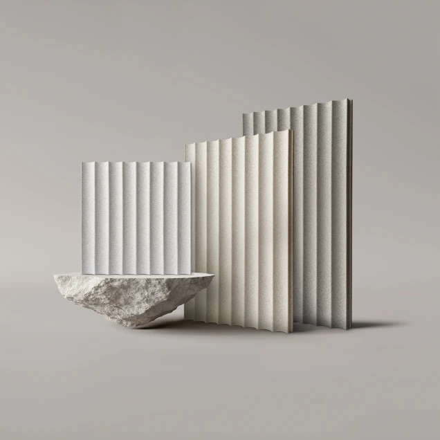 Profil stânga pentru riflaj decorativ Gresso, Ivory Cream, 270x3.8cm, Lamelio - 3 | YEO