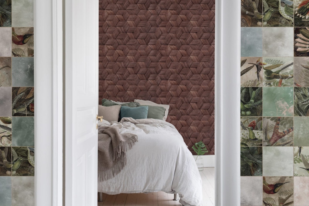 Tapet Birds of Paradise, Tiles, Rebel Walls - 4 | YEO