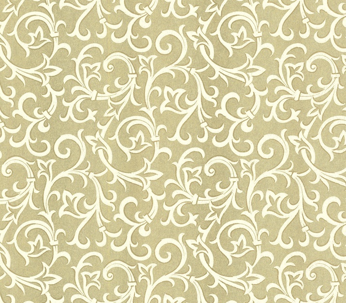 Tapet, Brodsworth, Gold Metallic Luxury Patterned, 1838 Wallcoverings, 5.3mp / rola
