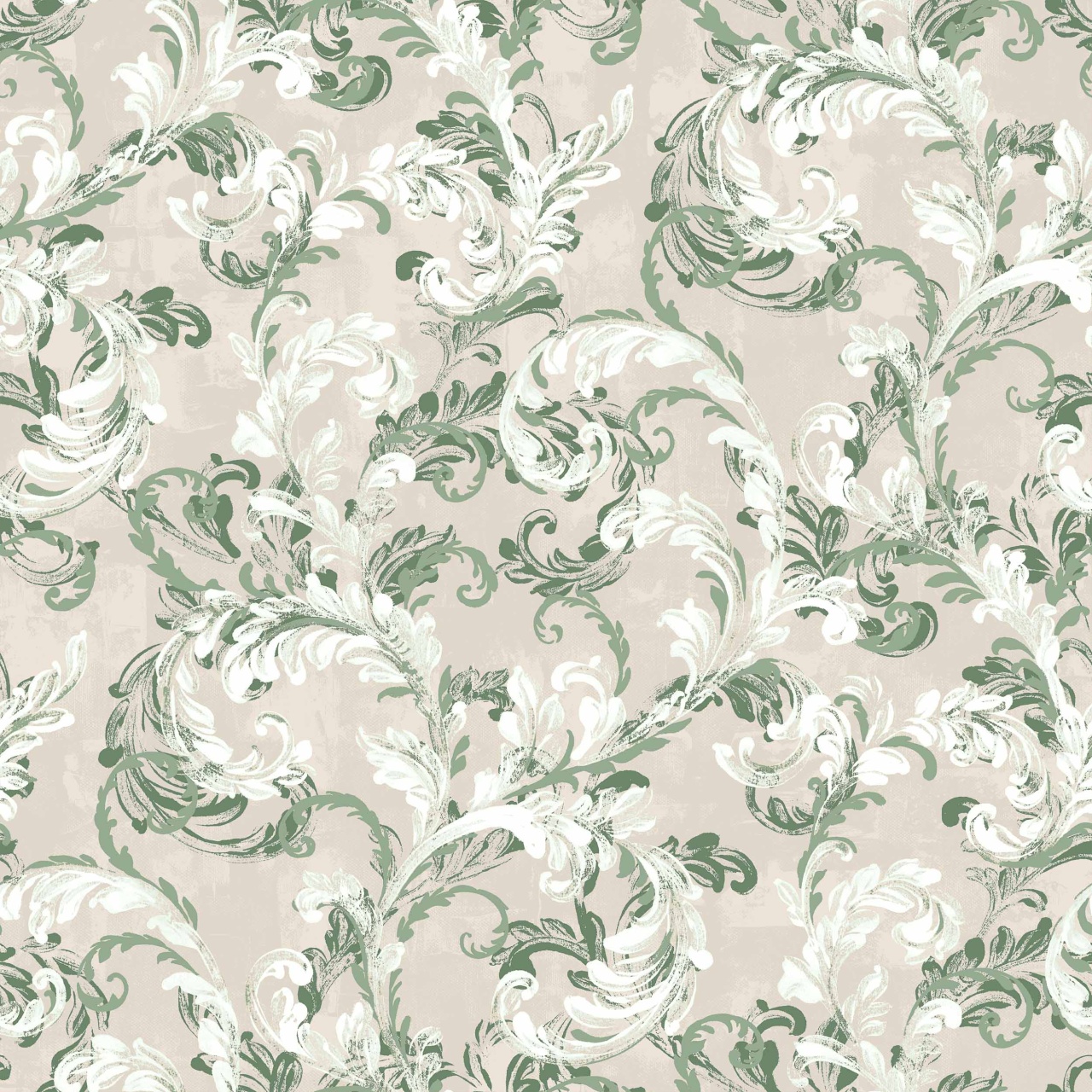 Tapet Byzantine Damask, Sage, Coordonne, 5mp / rola