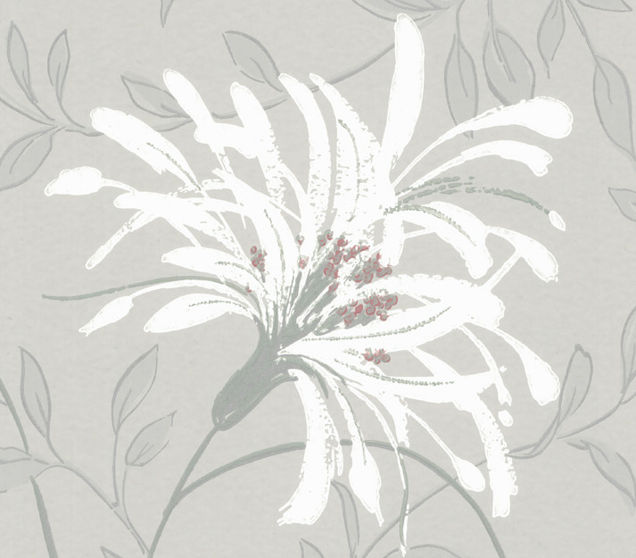 Tapet Fairhaven, Grey Luxury Floral, 1838 Wallcoverings, 5.3mp / rola - 1 | YEO