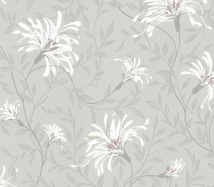 Tapet, Fairhaven, Grey Luxury Floral, 1838 Wallcoverings, 5.3mp / rola