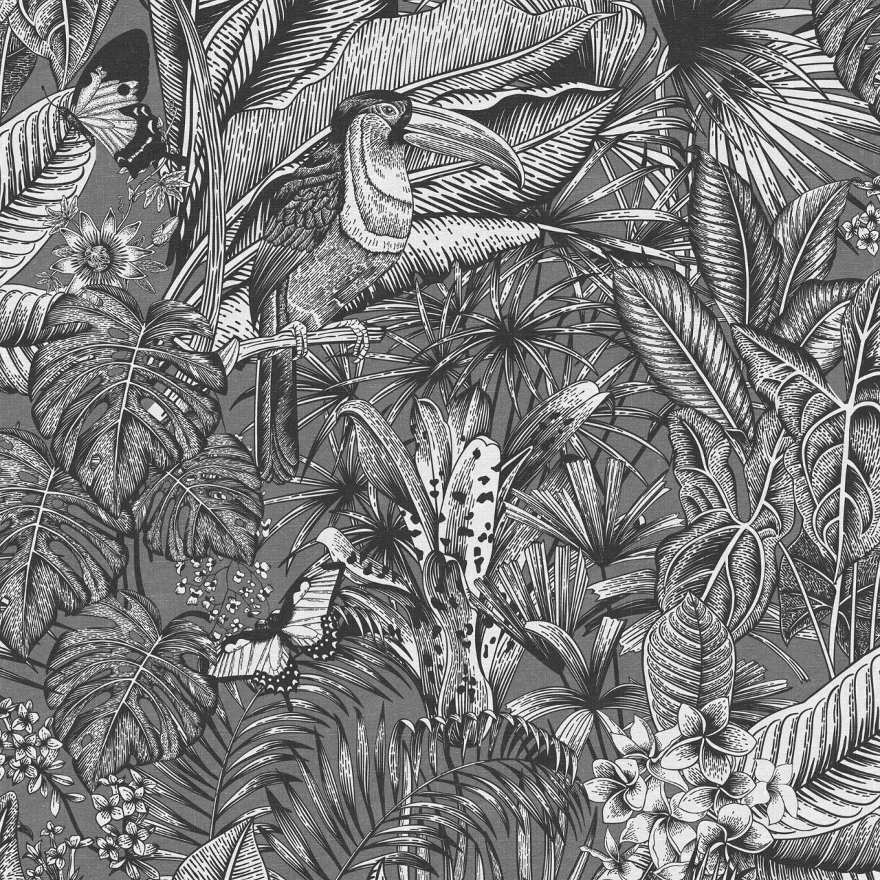 Tapet Furada, Graphite, Rebel Walls, 5 mp / rola - 2