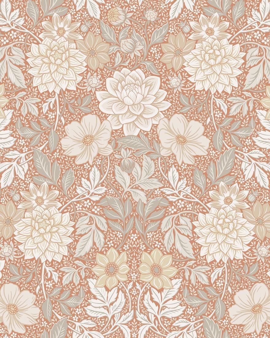 Tapet lavabil, Dahlia Garden 7688, 5.3mp / rola — imaginea 2