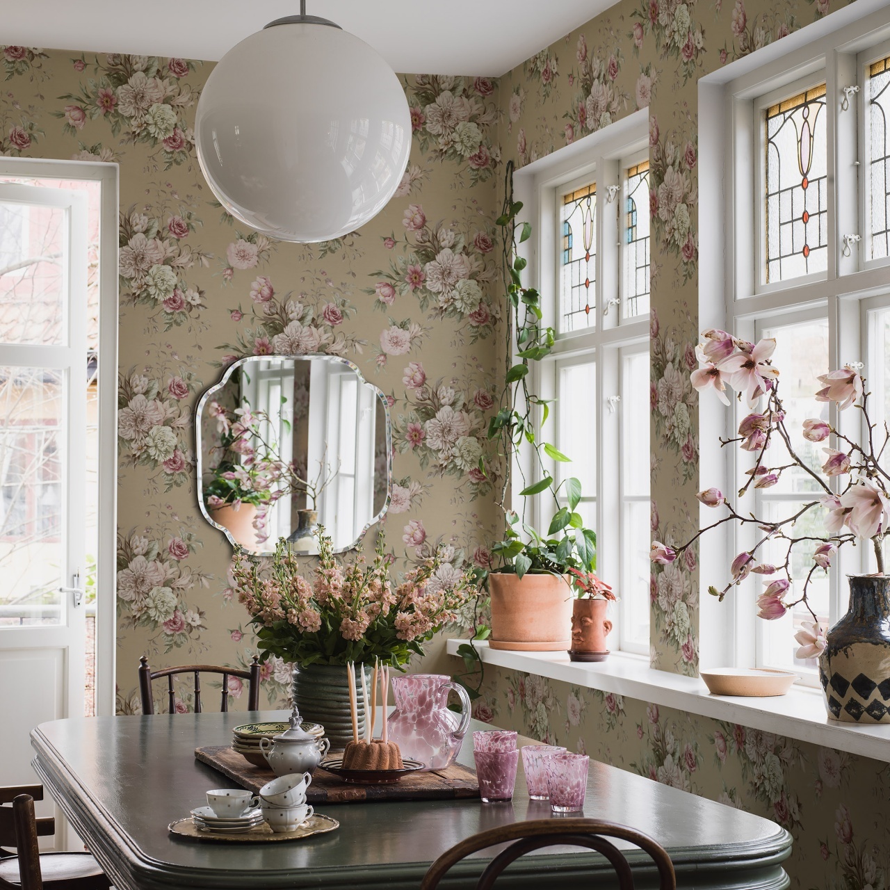 Tapet lavabil, Floral Charm 4250, 5.3mp / rola - 4