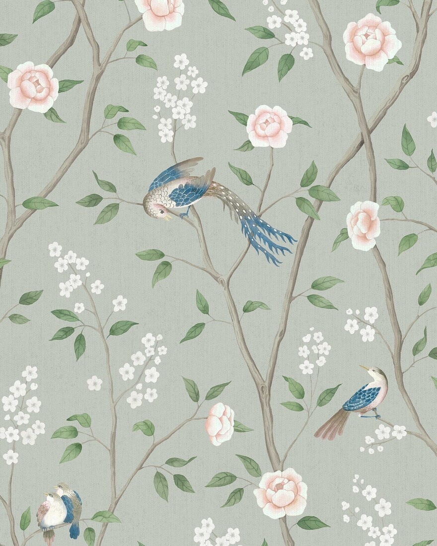 Tapet lavabil, Paradise Birds 1903, 5.3mp / rola — imaginea 2