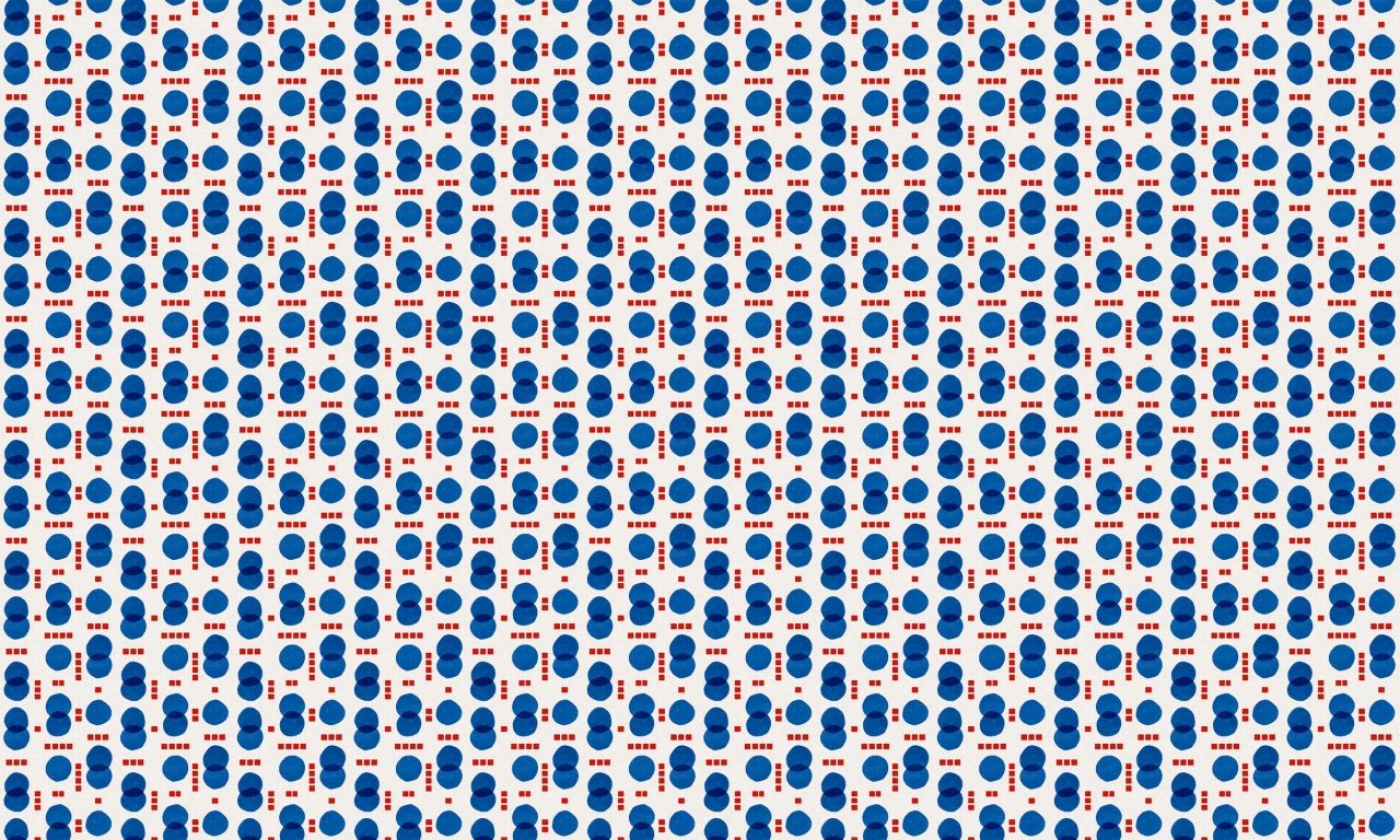 Tapet lavabil Rebel Dots, Blue, TresTintas 5mp / rola - 2 | YEO