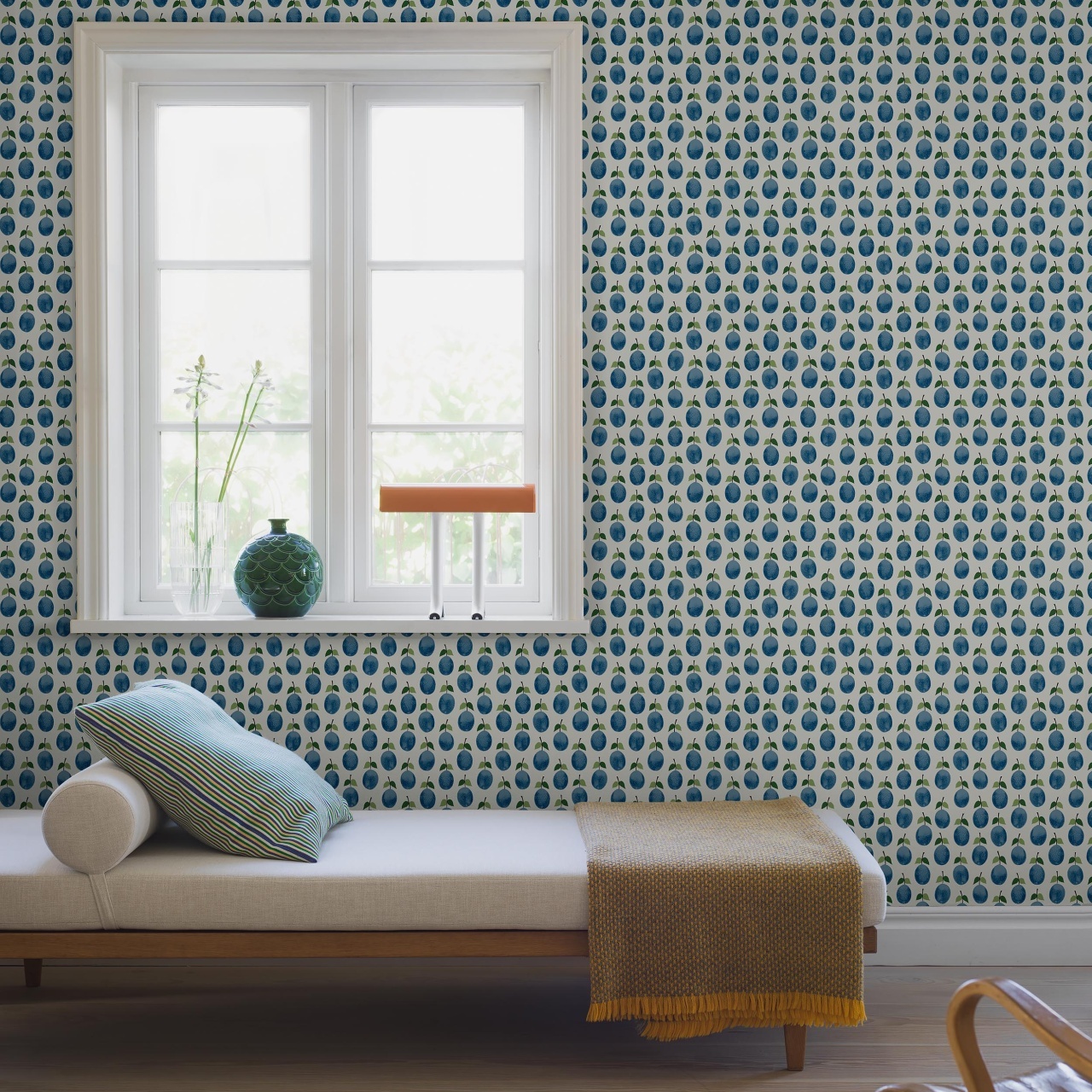Tapet lavabil, Stig Lindberg Prunus 1974, 5.3mp / rola — imaginea 6