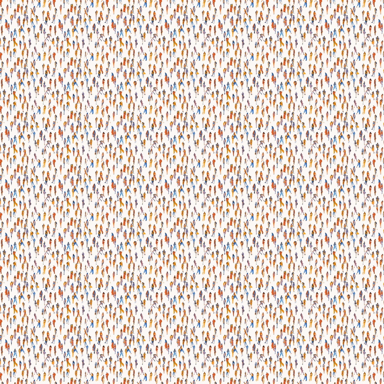 Tapet lavabil Unique People, White, TresTintas 5mp / rola - 3