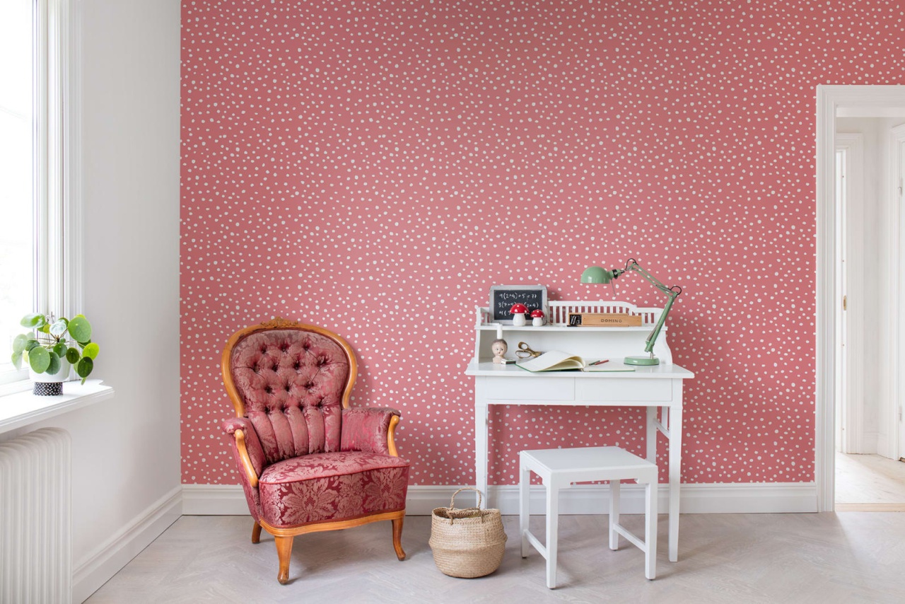 Tapet Rebel Dot, Peach, Rebel Walls - 2 | YEO