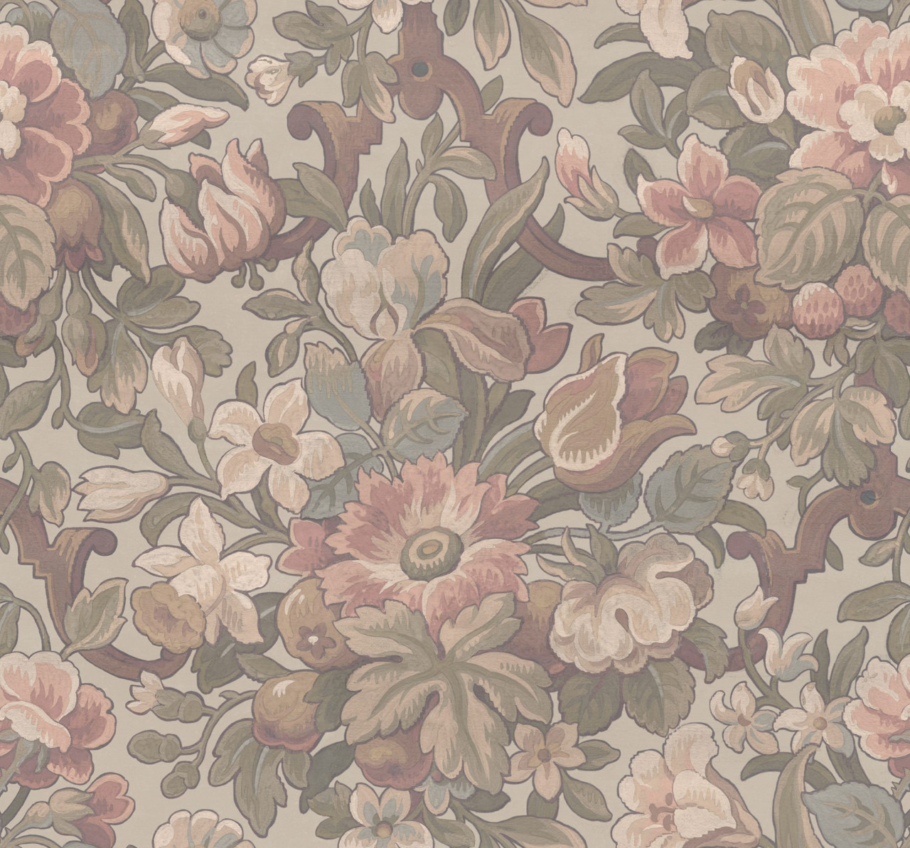 Tapet Vintage Garden, Pastel, Rebel Walls, 5 mp / rola - 1 | YEO