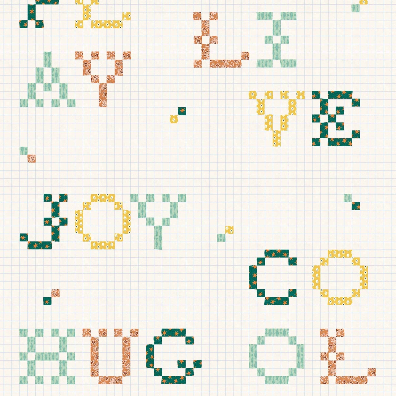 Tapet, Wordplay, Emerald, Coordonne, 5mp / rola