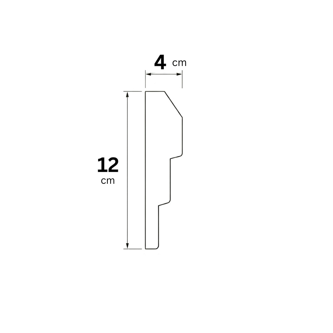 Ancadrament exterior AT07A-12x4x200cm - 2