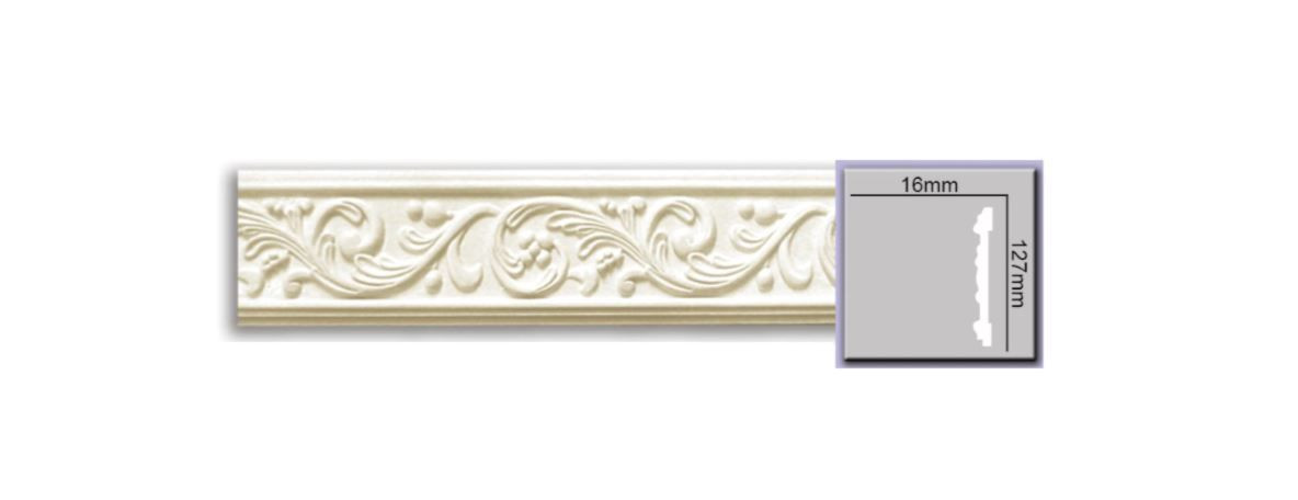 Brau decorativ CR903 - 12.7x1.6x200 cm