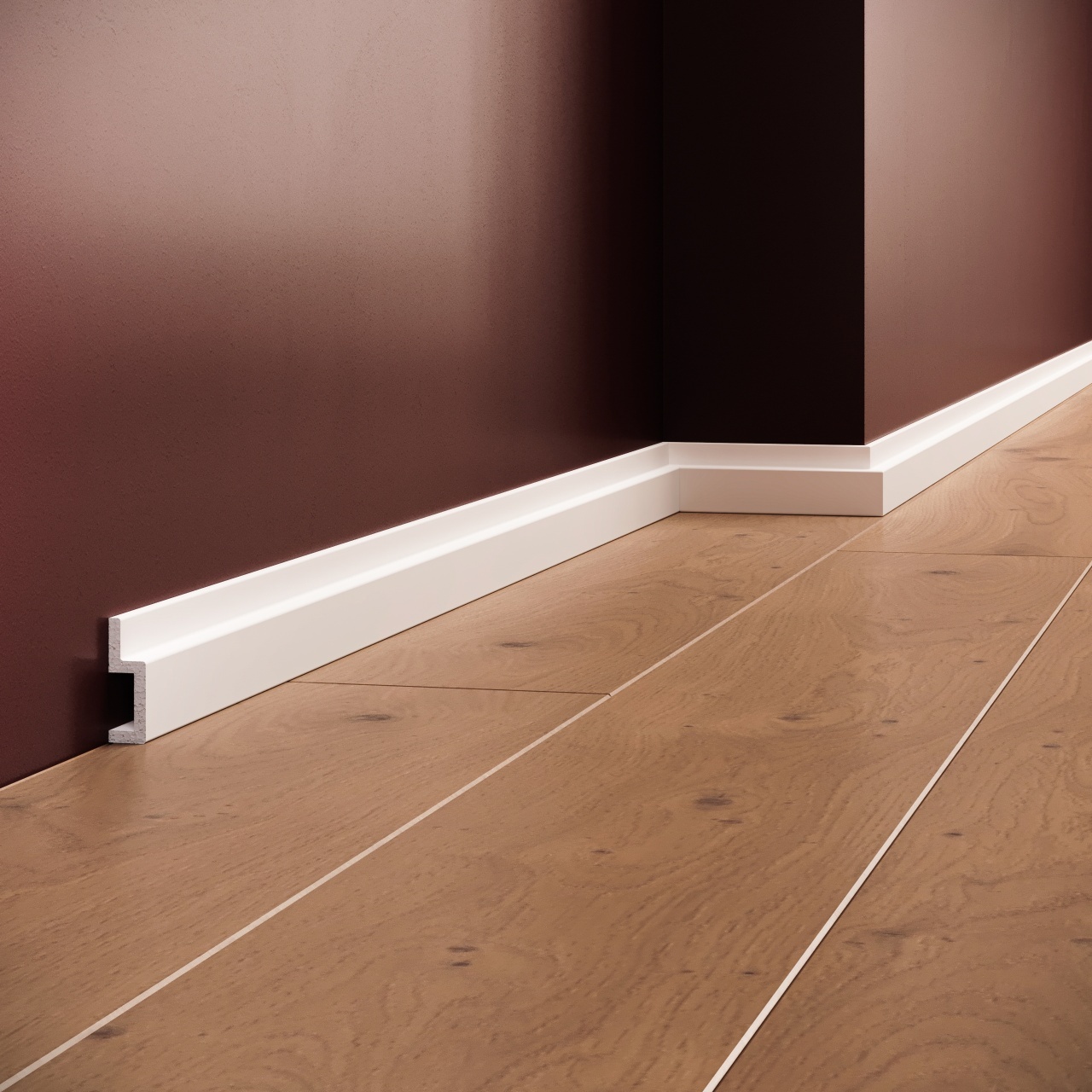 Brau decorativ din polimer rigid B23 - 3.8x1.2x200 cm - 1 | YEO