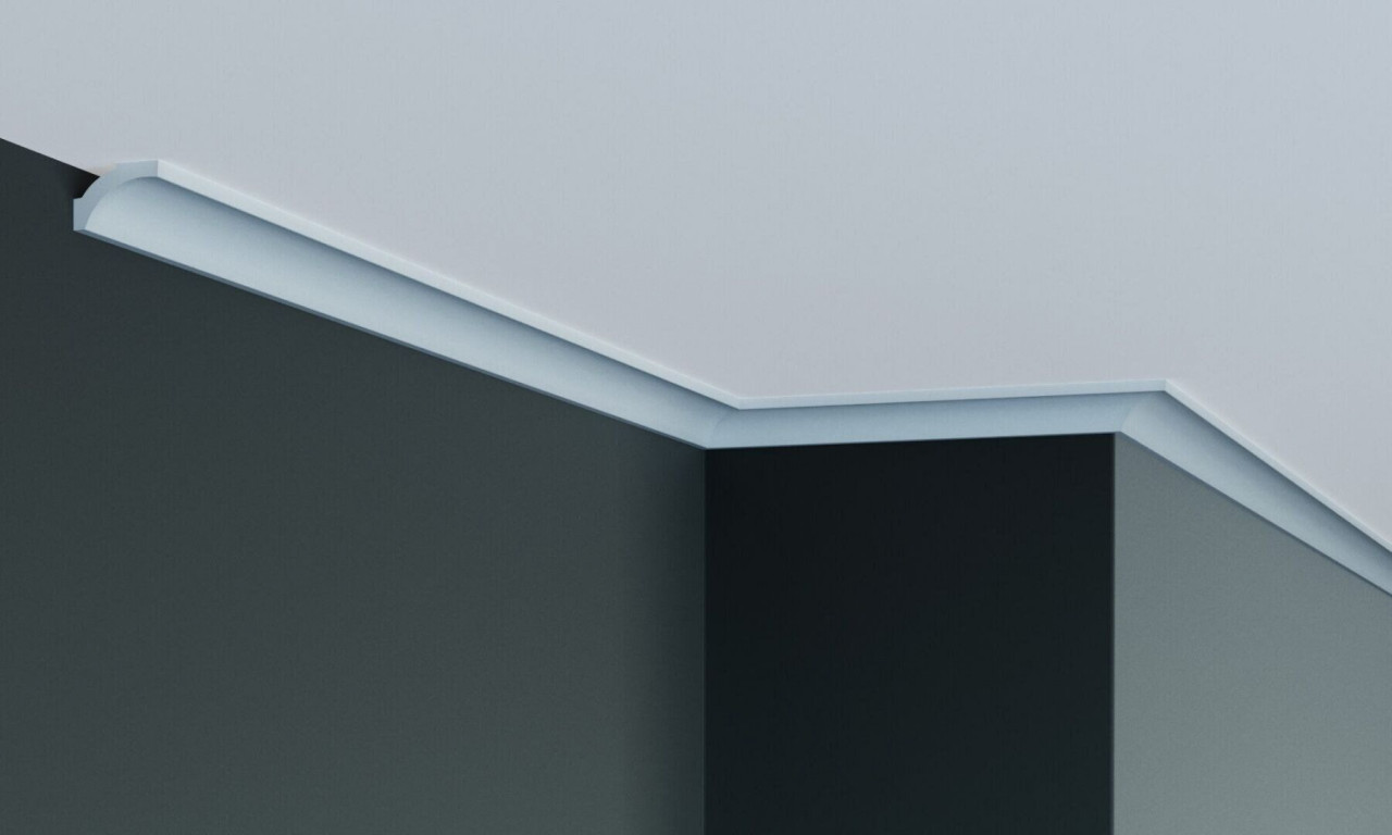 Cornisa decorativa din poliuretan Flexibil P879F - 2x3x200 cm - 2 | YEO